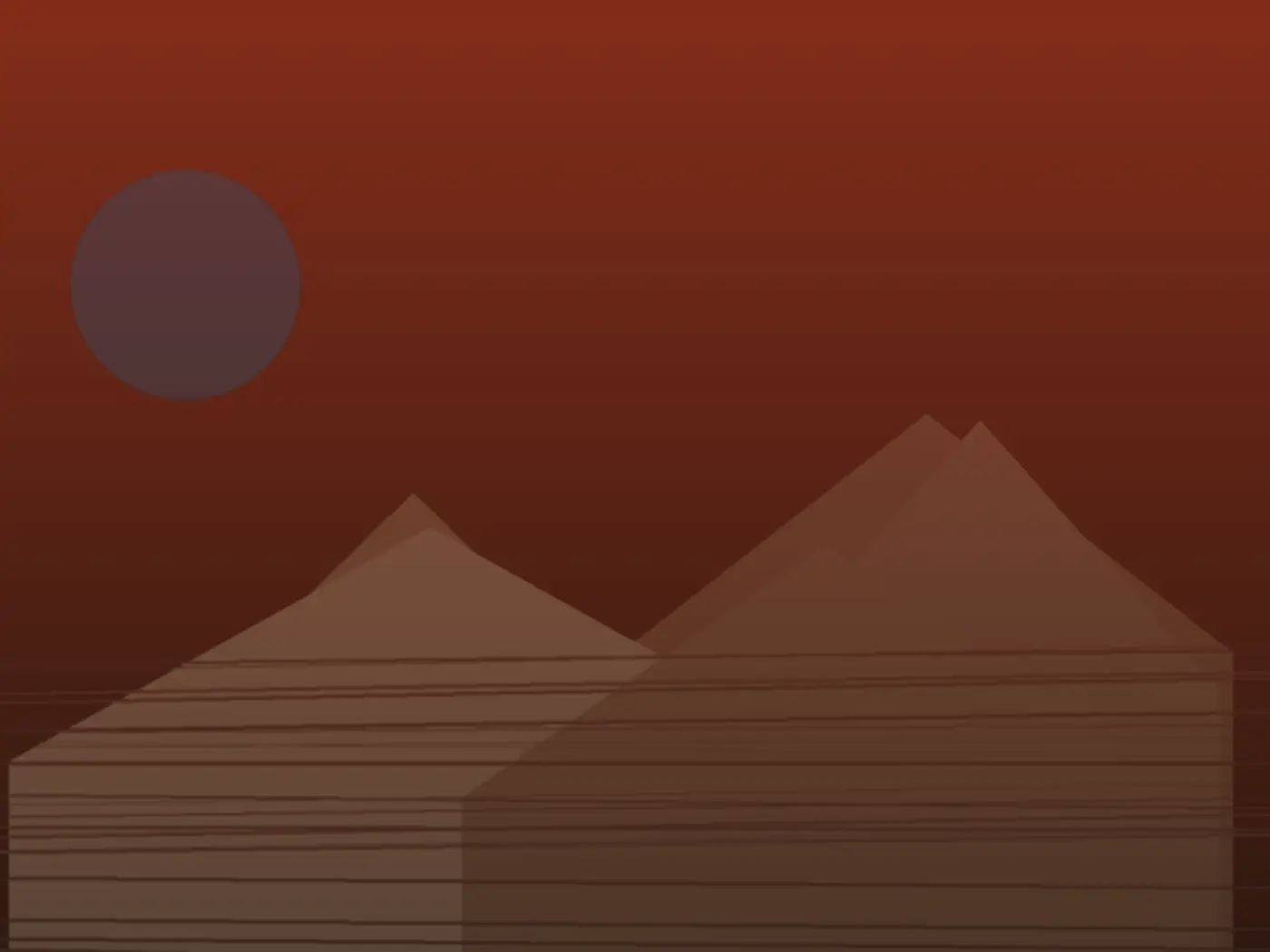 A row of houses on a street with mountains in the background